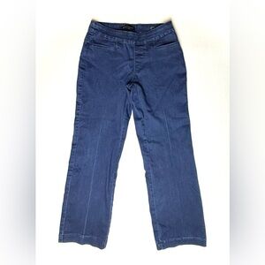 Lee Platinum Label Womens 30x27 Mid‎ Rise Fit Straight Leg Jeans Denim Cropped